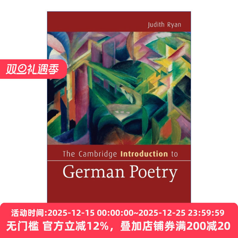 The Cambridge Introduction to German Poetry 剑桥德国诗歌入门