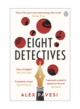 英文原版 Eight Detectives 第八个侦探 亚历克斯·帕维西 纽约时报报畅销犯罪小说 英文版 进口英语原版书籍