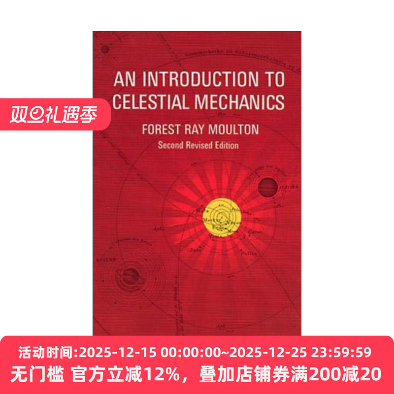 英文原版 An Introduction to Celestial Mechanics 天体力学导论 天文学家Forest Ray Moulton莫尔顿 英文版 进口英语原版书籍
