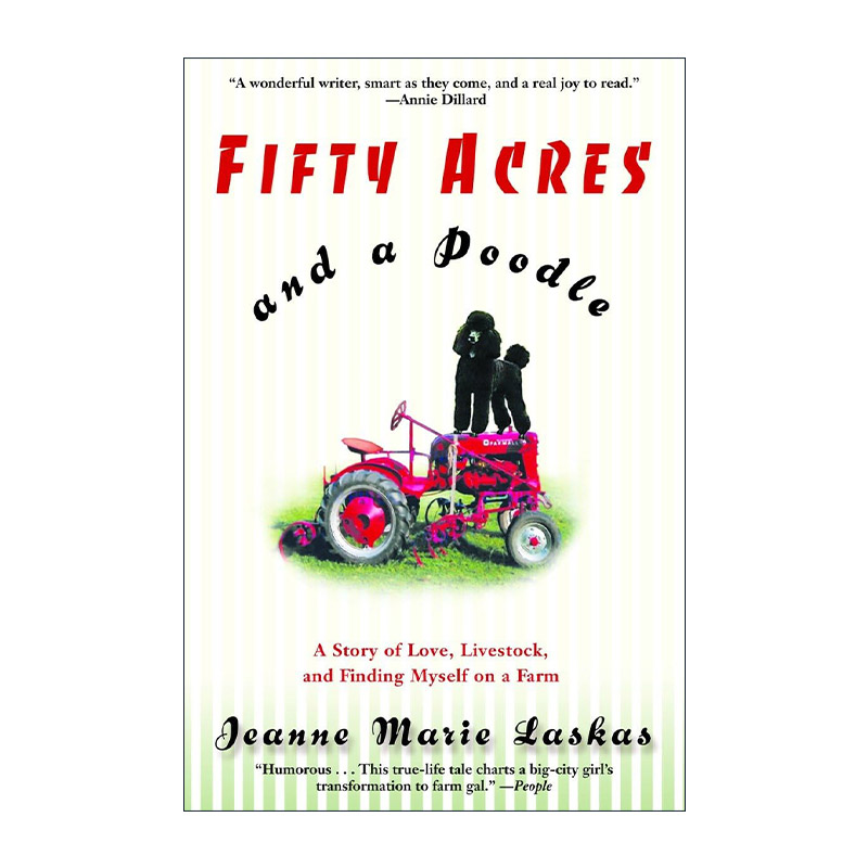 英文原版 Fifty Acres and a Poodle五十英亩和一只贵宾犬传记看不见的美国作者Jeanne Marie Laskas英文版进口英语原版书籍