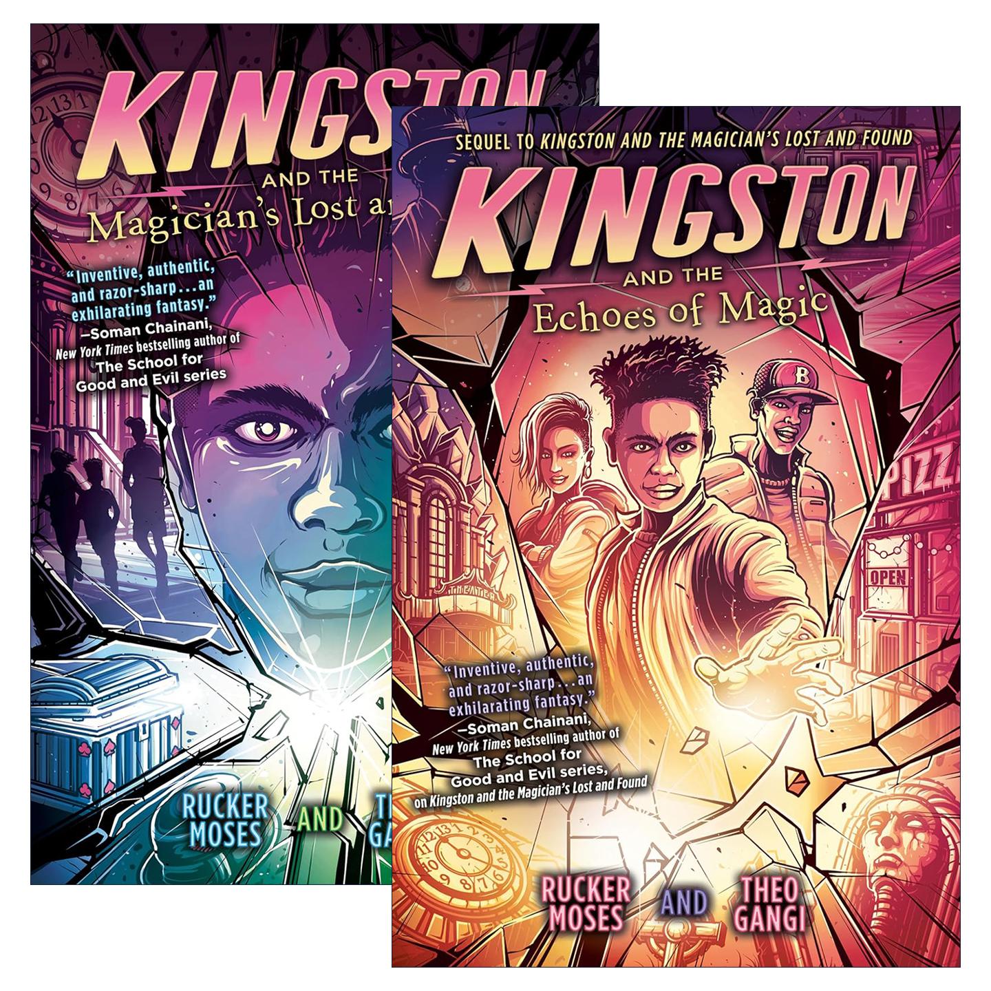 英文原版 Kingston 金斯顿系列2册 儿童奇幻冒险小说 Rucker Moses 英文版 进口英语原版书籍