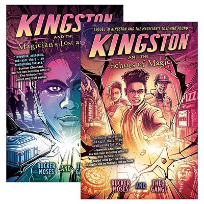 英文原版 Kingston 金斯顿系列2册 儿童奇幻冒险小说 Rucker Moses 英文版 进口英语原版书籍