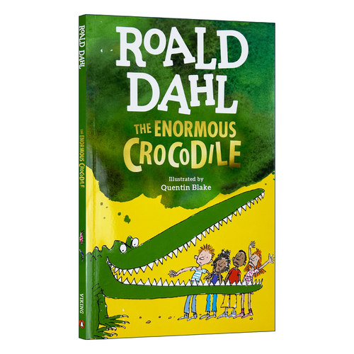 巨大的鳄鱼 The Enormous Crocodile 罗尔德达尔 英文原版儿童文学故事章节小说 进口英语书籍