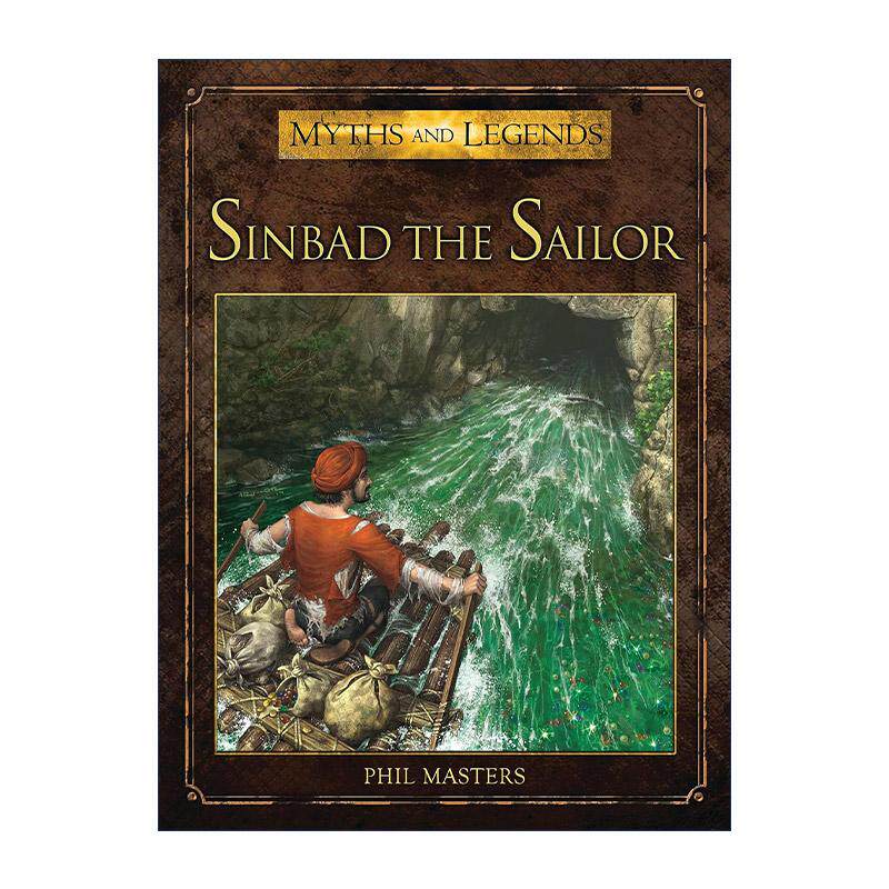 英文原版 Sinbad the Sailor 水手辛巴达 彩色插画 神话传说再现系列 英文版 进口英语原版书籍