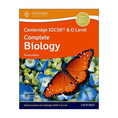 英文原版 New Cambridge IGCSE & O Level Complete Biology Student Book 牛津剑桥国际学校中学考试 生物教材学生用书 第四版