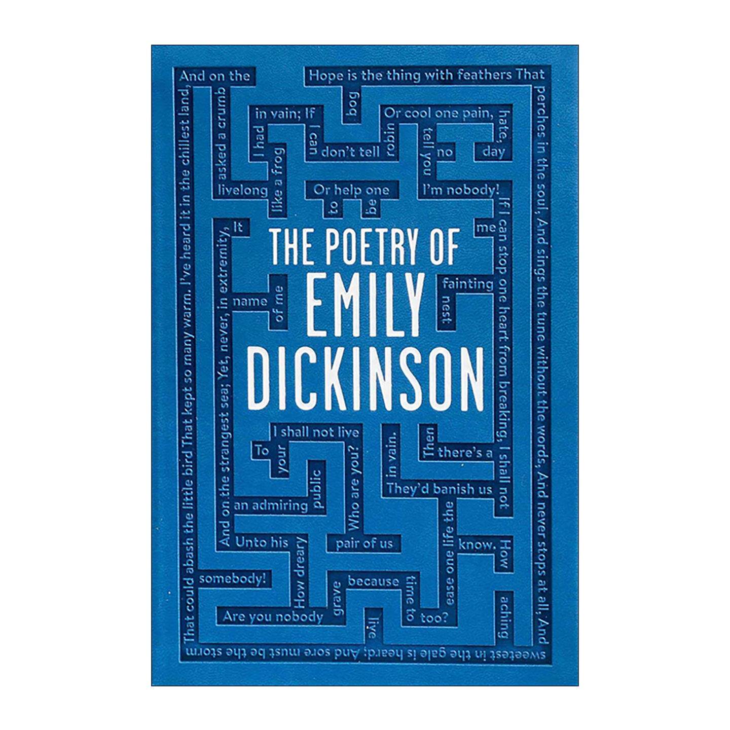 英文原版 Poetry Of Emily Dickinson 软精装皮质封面词云经典 Word Cloud Classics 英文版 进口英语原版书籍