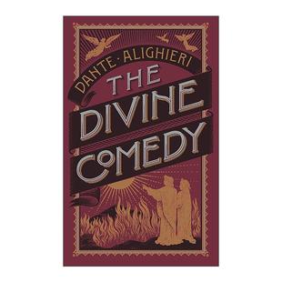 英文原版 Divine Comedy 但丁神曲 皮革金边 精装豪华收藏版 巴诺经典 英文版 进口英语原版书籍