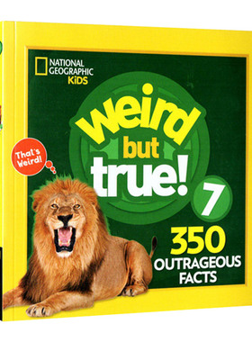 真的好奇怪7 Weird But True 7: Expanded Edition 英文原版儿童科普百科读物 进口课外英语阅读书籍