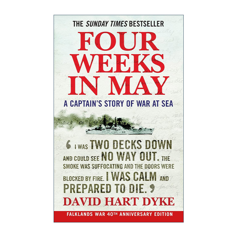 英文原版 Four Weeks in May 五月里的四个星期 一个船长亲历的马岛战争 英文版 进口英语原版书籍