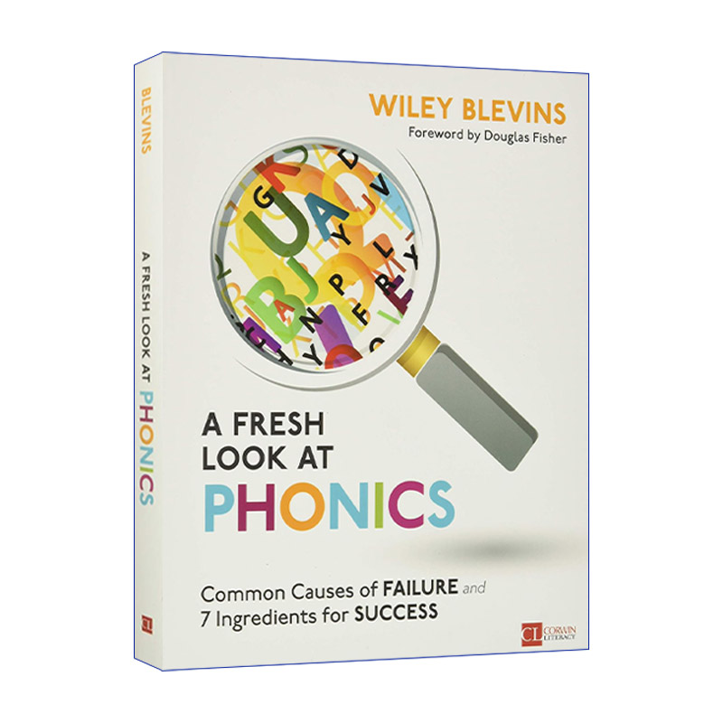 英文原版 A Fresh Look at Phonics  Grades K-2  重新审视自然拼读教学 K-2年级阶段 自然拼读早教专家Wiley Blevins 进口书籍