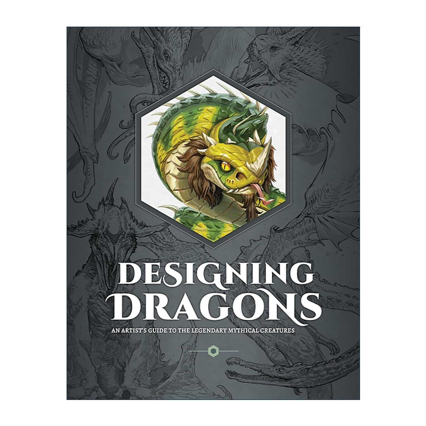 英文原版 Designing Dragons 设计龙 传奇神话生物创作的艺术家指南 3DTotal 英文版 进口英语原版书籍