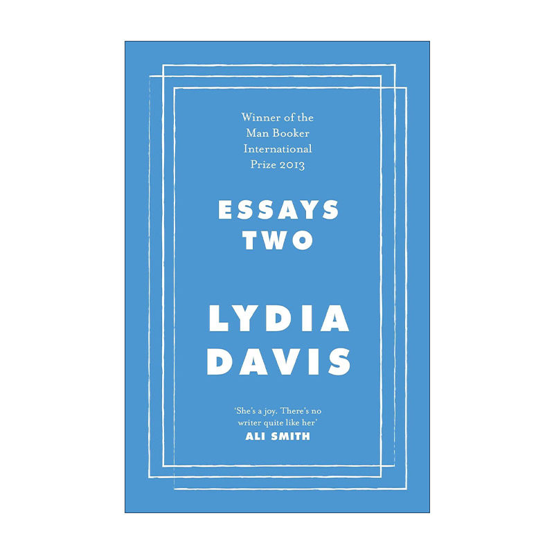 英文原版 Essays 2 莉迪亚·戴维斯文学随笔集2 论外语翻译的艺术 精装 英文版 进口英语原版书籍