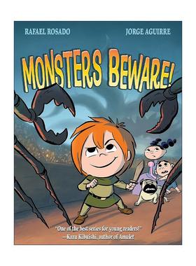 英文原版 Monsters Beware 英文版 进口英语原版书籍