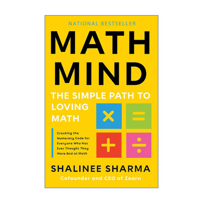 英文原版 Math Sense 数学思维 爱上数学的简单之路 教育 学习方法 精装 Shalinee Sharma 英文版 进口英语原版书籍