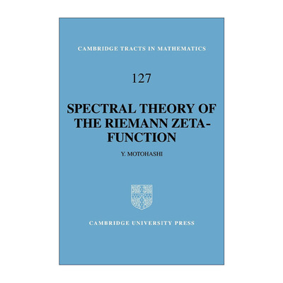 英文原版 Spectral Theory of the Riemann Zeta-Function 黎曼zeta函数谱论 剑桥数学丛书系列 英文版 进口英语原版书籍