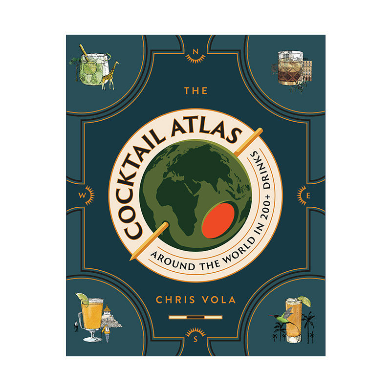 英文原版 Cocktail Atlas 鸡尾酒图册 精装 彩色插图 英文版 进口英语原版书籍