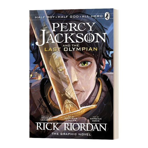 波西 杰克逊与最终之神 漫画版#5 Percy Jackson and the Last Olympian The Graphic Novel 英文原版动漫读物 进口英语书籍