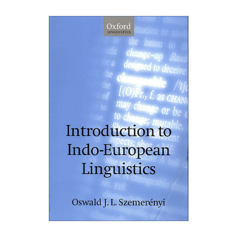 英文原版 Introduction to Indo-European Linguistics 印欧语言学概论 英文版 进口英语原版书籍