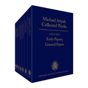 迈克尔·阿蒂亚著作集 Collected 物理科学技术读物 进口英语书籍 Atiyah 英文原版 Michael 合集 7卷套装 Works
