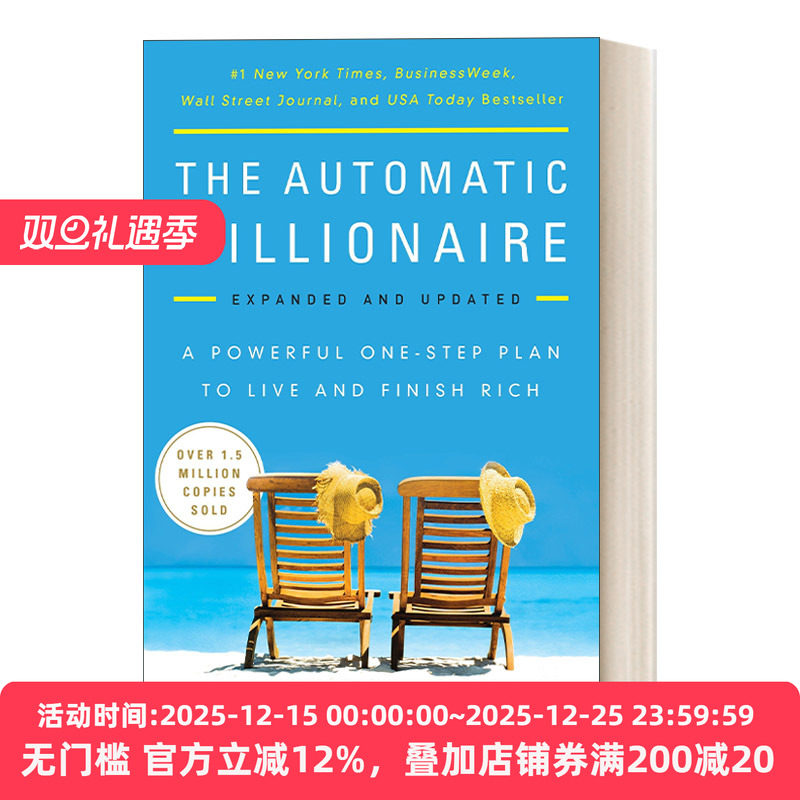 英文原版 The Automatic Millionaire Expanded and Updated 自动成为百万富翁 扩充更新版 David Bach 英文版 进口英语原版书籍