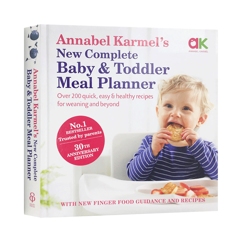 Annabel Karmel's New Complete Baby & Toddler Meal Planner 安娜贝尔育儿辅食大全 精装 英文原版育儿科普食谱教程 进口书籍