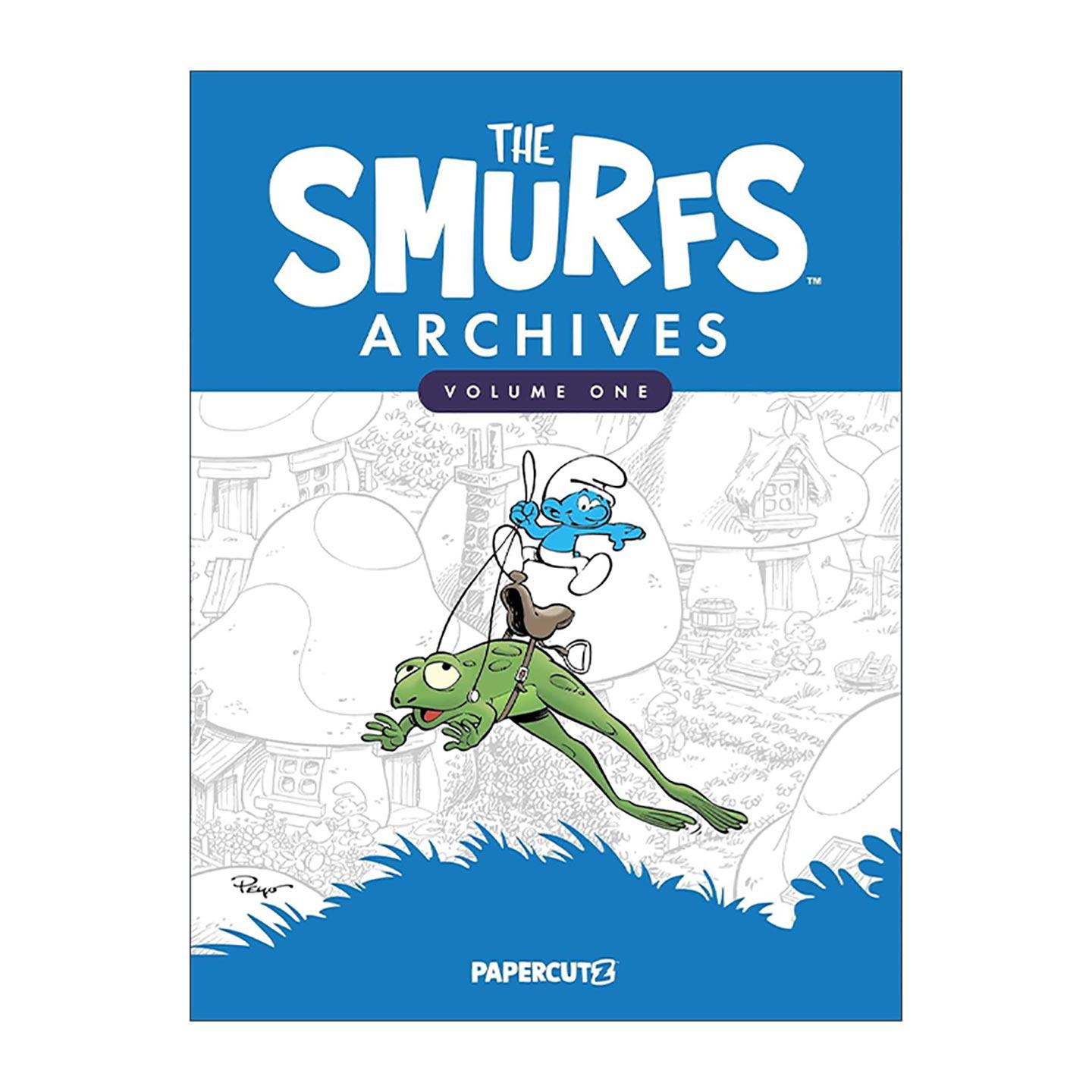 英文原版 The Smurfs Archives Vol.1 蓝精灵漫画合集卷一 精装 英文版 进口英语原版书籍