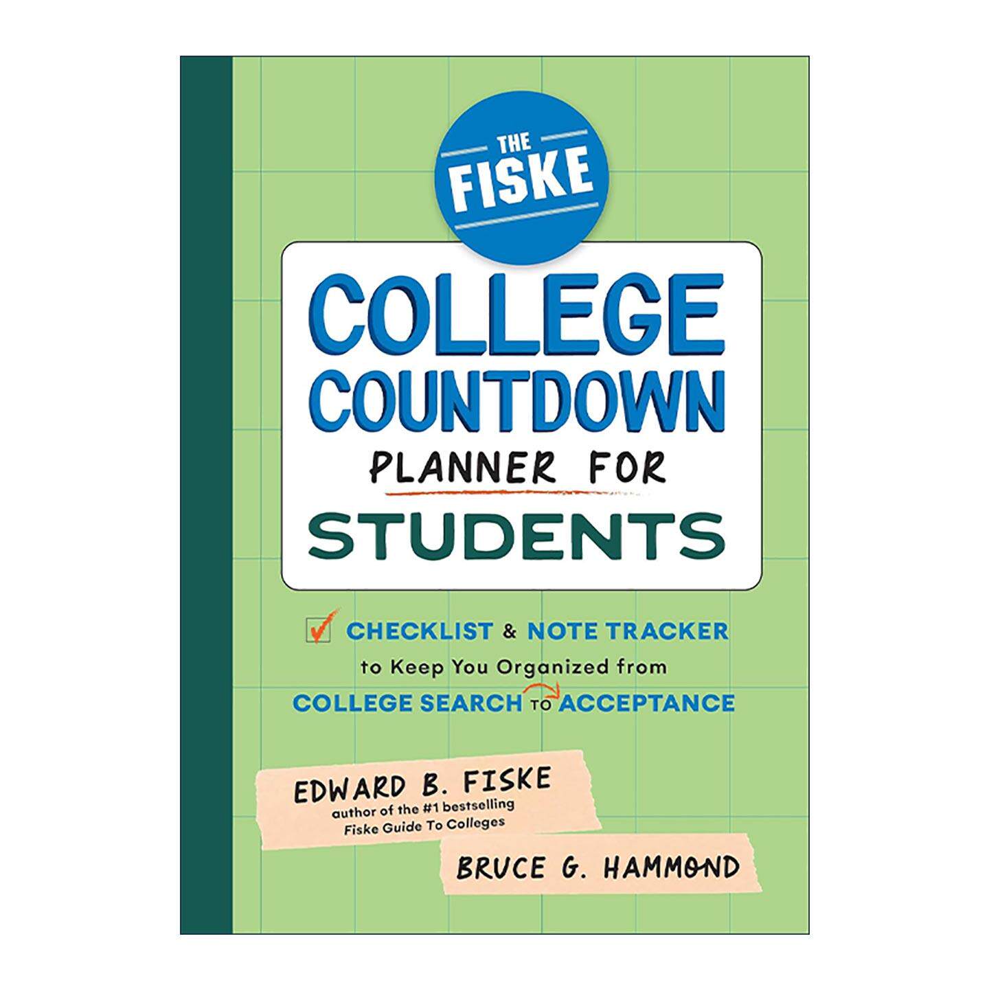 英文原版 The Fiske College Countdown Planner for Students 费思克大学入学倒计时计划指南 考试准备 高中路线图 英文版 进口
