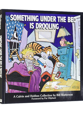 英文原版 Something Under the Bed Is Drooling 谁在床底下流口水 卡尔文与霍布斯漫画集 英文版 进口英语原版书籍