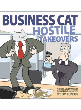 英文原版 Hostile Takeovers 霸道总裁喵2 幽默漫画 英文版 进口英语原版书籍