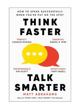 英文原版 Think Faster Talk Smarter 更快地思考 更聪明地交谈 英文版 进口英语原版书籍