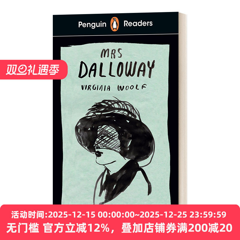 英文原版 Penguin Readers Level 7 Mrs Dalloway ELT Graded Reader 企鹅分级阅读7 达罗薇夫人 英文版 进口英语原版书籍