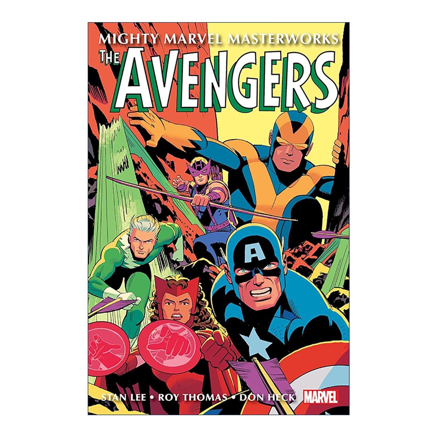 英文原版 Mighty Marvel Masterworks The Avengers Vol.4漫威古早漫画 伟大杰作系列 复仇者联盟 卷四 斯坦·李 进口英语原版书籍