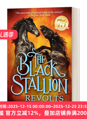 英文原版 The Black Stallion Revolts 黑神驹系列 黑神驹起义 Walter Farley 青少年骑马动作冒险小说 英文版 进口英语原版书籍