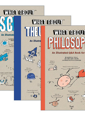 英文原版 What About系列3册 精装 关于宇宙/科学/哲学 儿童科普百科 英文版 进口英语原版书籍