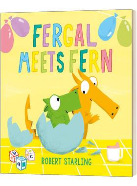 Fergal Meets Fern 小恐龙费加尔有了妹妹佛恩 儿童情绪管理绘本