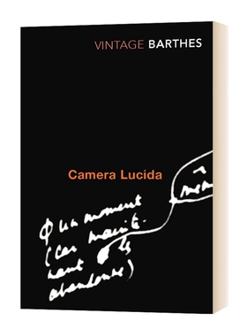 明室摄影札记 Camera Lucida 英文原版艺术摄影集合 进口英语书籍
