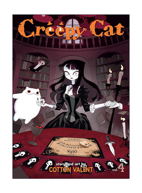 英文原版 Creepy Cat Vol.4 猫和我的奇妙生活 卷四 幽默漫画 Cotton Valent 英文版 进口英语原版书籍