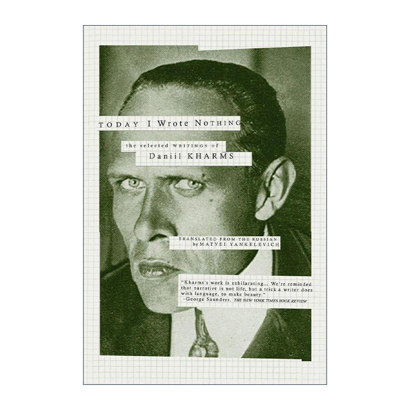 英文原版 Today I Wrote Nothing 今天我什么都没写 俄国作家Daniil Kharms作品选集 英文版 进口英语原版书籍