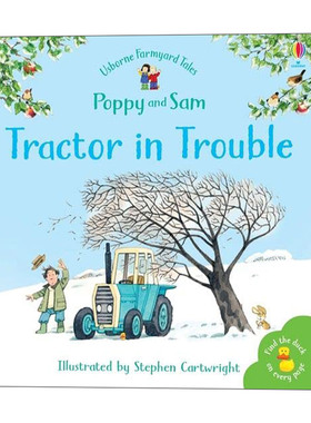 农场故事 拖拉机陷入困境 Farmyard Tales Poppy and Sam Tractor in Trouble 英文原版儿童绘本 进口英语书籍