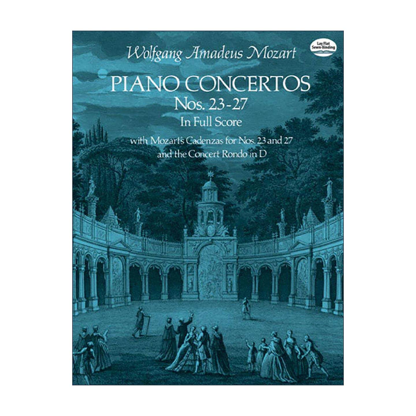 英文原版 Piano Concertos Nos.23-27 in Full Score 莫扎特第23-27号钢琴协奏曲全谱 英文版 进口英语原版书籍
