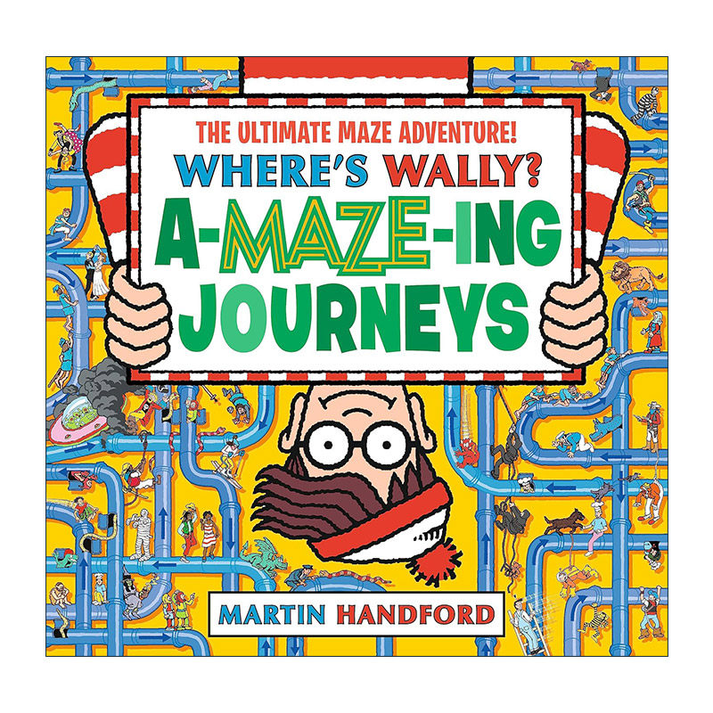 英文原版 Where's Wally Amazing Journeys 沃利在哪里 奇妙旅程 儿童益智游戏精装 英文版 进口英语原版书籍