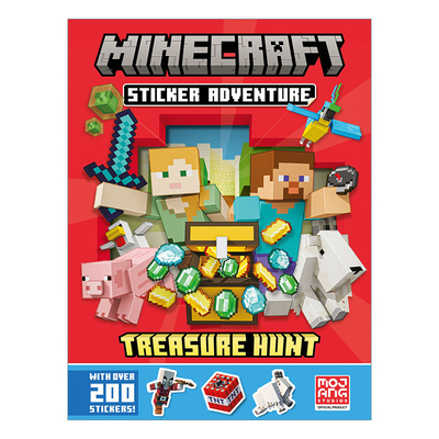 Minecraft Sticker Adventure 我的世界 贴纸冒险书 宝藏猎人