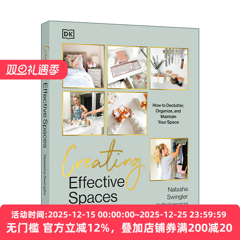英文原版 Creating Effective Spaces DK创建有效的空间 整理组织和维护房屋的空间家居系统指南精装 英文版 进口英语原版书籍