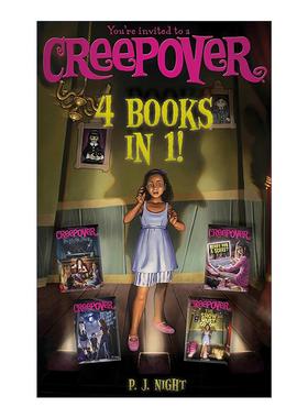 英文原版 You're Invited to a Creepover 4 Books in 1 欢迎参加鬼屋派对4合1 精装 英文版 进口英语原版书籍