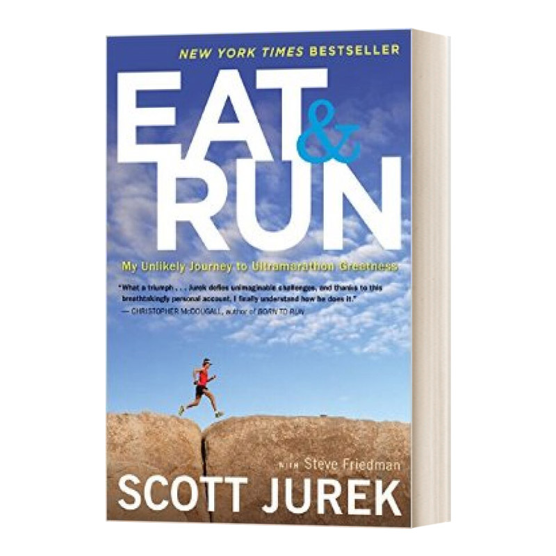 Eat and Run 素食 跑步 修行 英文原版运动塑身读物 进口英语书籍