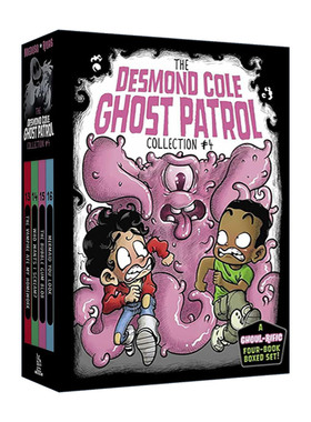 英文原版 The Desmond Cole Ghost Patrol Collection 4 德斯蒙德科尔幽灵巡逻队13-16盒装 初级章节书 英文版 进口英语原版书籍