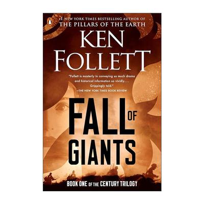英文原版 Fall of Giants 世纪三部曲1 巨人的陨落 英文版 进口英语原版书籍
