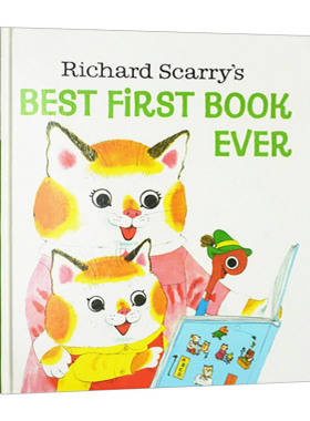 Richard Scarry's Best First Book Ever 斯凯瑞的词汇故事书 精装大开本 英文原版儿童绘本 进口英语书籍