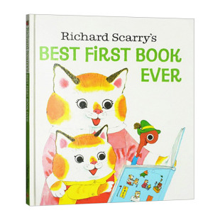 Best 进口英语书籍 儿童绘本 词汇故事书 Scarry 精装 Book First 英文原版 Richard Ever 大开本 斯凯瑞
