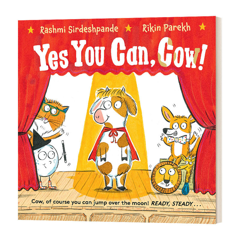 小牛你可以的 yes you can  cow 英文原版儿童绘本 进口英语书籍